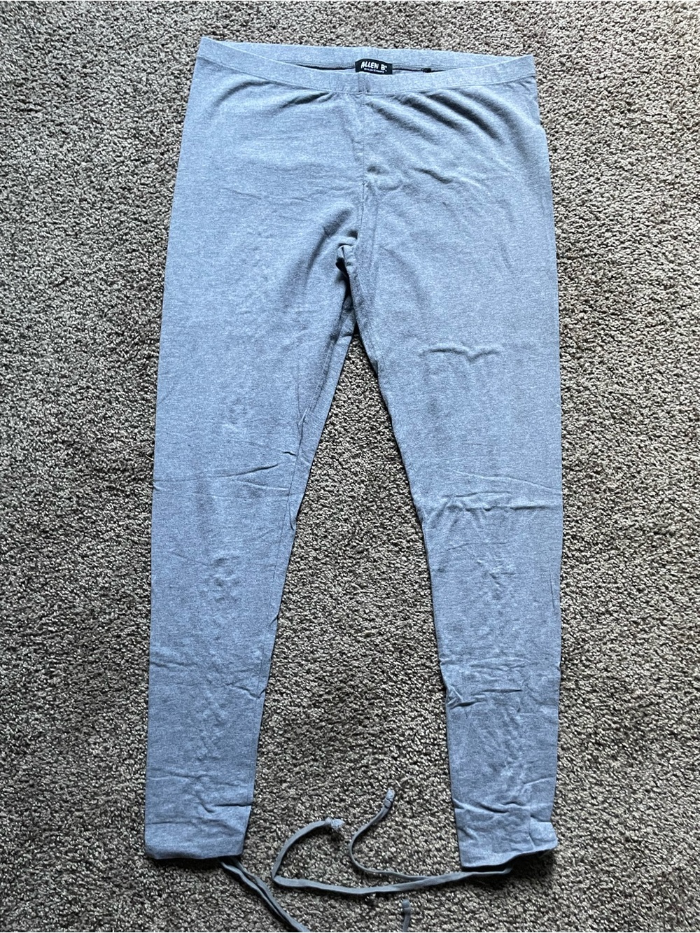 Allen B grey heathered casual leggings
